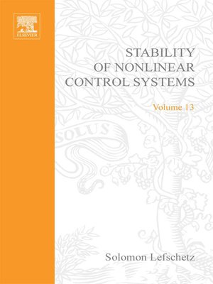 cover image of Stability of Nonlinear Control Systems